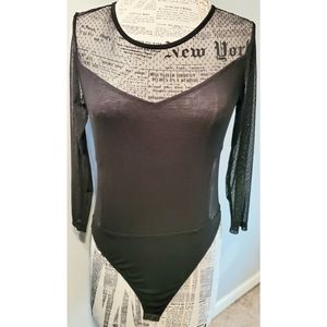 SOLD!! SHEER SIDE BODYSUIT